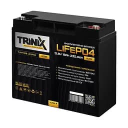 Акумуляторна батарея літій-залізо-фосфатна 12.8В 18А*год Trinix TLFP-1218 Ultra LiFePO4 (Black) (44-00083)