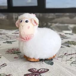 Великодній декоративний баранчик білий 2 