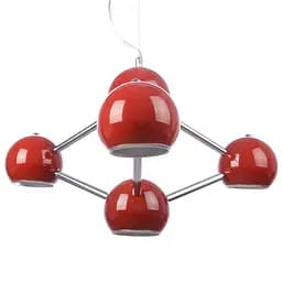 Люстра Brille молекула підвісна E14 40W Red (BL-317S/5) - мініатюра 3