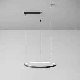 Підвісний стельовий світильник Babich Studio Ring 550 Black (RAL 9005)