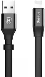 Кабель Baseus Nimble Micro to Lightning 0.23 м чорний (CALMBJ-01) - мініатюра 2