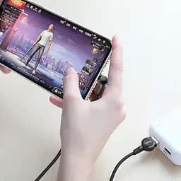USB Cable Hoco S8 Magnetic Lightning Black 1m - мініатюра 5