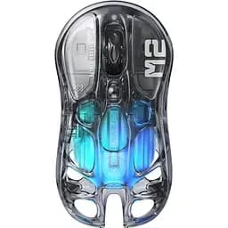 Миша GravaStar Mercury M2, BT/WL/USB-A, RGB, чорно-прозорий