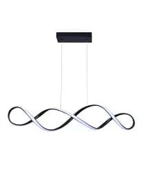 Подвесной светильник, люстра Goldlux 331052 Infinito Led 1x34W 4000K 5300Lm IP20 Черный