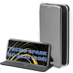 Чехол-книжка BeCover Exclusive для Tecno Spark Go 2024 (BG6) Gray (711257)
