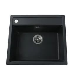 Гранитная мойка Globus Lux Volta черный 570x510 мм А0002, Черный