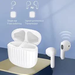Навушники бездротові MiiiW Conch True Wireless Earphone W200 (MWTW04) білі - мініатюра 3