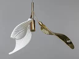 Креативная подвесная люстра из керамики, 1 лампа, золото