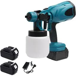 800 мл Аккумуляторный электрический пистолет-распылитель Airbrush Высокомощный распылитель краски с 2 батареями