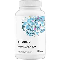 Амінокислота Thorne Pharma GABA-100 60 капсул
