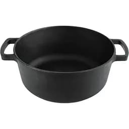 Кастрюля Brizoll чугунная без крышки 6 л (P-6L)