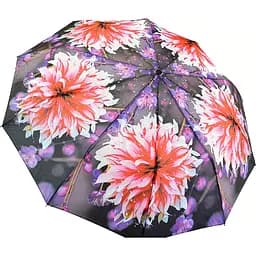 Женский складной зонтик полуавтомат S&L 100 см красный