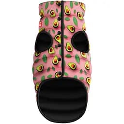 Курточка для собак Waudog Clothes Авокадо на рожевому S40