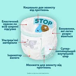 Підгузки-трусики Pampers Premium Care Pants Розмір 6 (13-19 кг) 46 шт.  - мініатюра 11