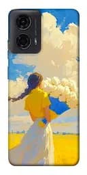 Чехол Demsky Поле мечт для Motorola Moto G24