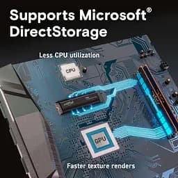Накопичувач SSD Crucial m.2 NVMe 4TB T500 PCIe 4.0 (CT4000T500SSD5) - мініатюра 6