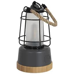 Ліхтар кемпінговий Bo-Camp Harlington Rechargable Dimming 370 Lumen Bamboo-Grey (5818921) - мініатюра 5