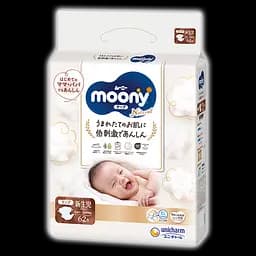 Підгузки Moony Natural NB (0-5) кг 62 шт.