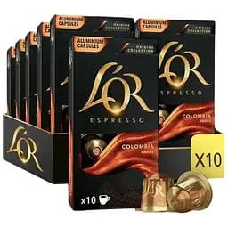 Набір кави в капсулах L'OR Espresso Colombia 100 капсул (10 п. х 10 шт.)