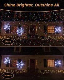 Вуличні світлодіодні лазерні гірлянди Enjoyedled Christmas Laser Lights, RGB - мініатюра 4