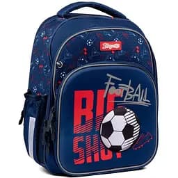 Школьный рюкзак 1Вересня каркасный S-106 Football синий