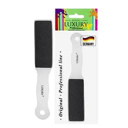 Терка для пяток Beauty Luxury шлифовальная двусторонняя грит 80/120 ТN-10