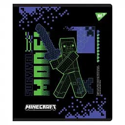 Набір зошитів для записів А5 Yes Minecraft Black 18 аркушів в лінію 10 шт. (767532) - мініатюра 6