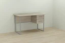 Комп'ютерний стіл Ferrum-decor Таккота 75x100x60 сірий ДСП Дуб Сонома 16мм (FRD-102303)