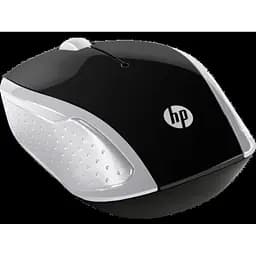 Мышка беспроводная HP 200 Pike Silver Wireless Mouse, 3 кн., 1000 dpi, черно-серебристая