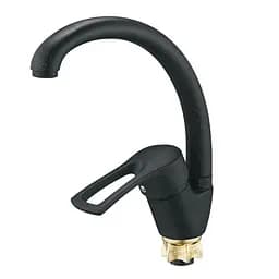 Змішувач для кухні Wezer YUB4-181-BLACK, чорний, Чорний матовий - мініатюра 3