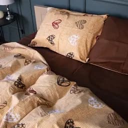 Комплект постільної білизни MirSon 17-0705 Toffee Hearts бязь 110 х 140 см (2200010619652) - мініатюра 4