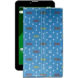 Чохол StatusCASE з екошкіри для планшету Navitel T505 Pro Фешн блакитний