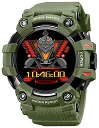 Смарт-годинник Skmei S231 силіконовий ремінець Army Green (16695) - мініатюра 4