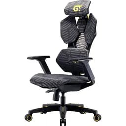 Геймерское кресло GT Racer серое с желтым (X-6002 Battle Gray/Yellow)