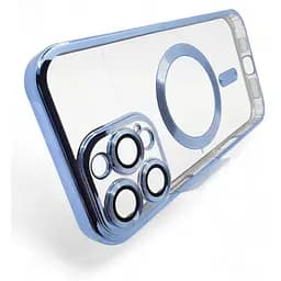 Чохол-накладка BeCover TPU Chrome Case (MagSafe) для Apple iPhone 16 Pro Sierra Blue (712082) - мініатюра 4