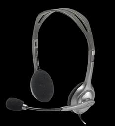 Гарнітура Logitech Stereo Headset H110 Gray (981-000271) - мініатюра 2