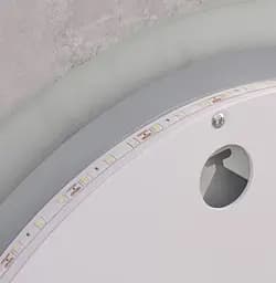 Дзеркало Mixxus Plain MC10-60 (годинник, LED-підсвічування, антизапотівання) (MI6013) - мініатюра 8