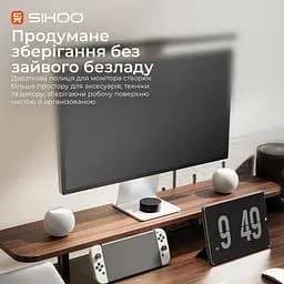 Геймерський стіл Sihoo D07 1.8m Walnut/Black (D07A-101/D07J-101-AB/D07-P) - мініатюра 14