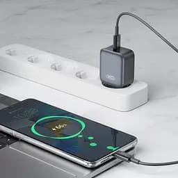 Мережевий зарядний пристрій XO L155(EU) PD30W 1USB-C fast charger Чорний - мініатюра 3