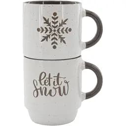 Набір чашок Limited Edition NY Warmly Green Grey 2 шт. 320 мл (TRSC-BH5019-M02)