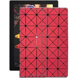 Чехол StatusCASE из экокожи для планшета Lenovo Tab 3 Plus X70L Красный ромб