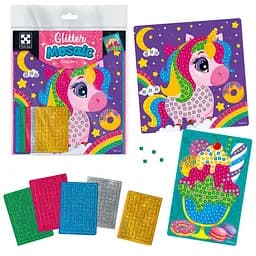 Набір для творчості Vladi Toys зі блискучою мозаїкою Єдиноріг та морозиво, VT4511-12