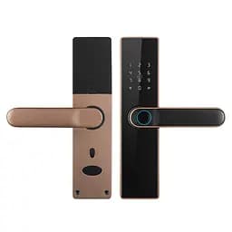 Замок біометричний автономний Trinix TRL-5402BTF Bronze з Bluetooth, зчитувачем відбитків пальців і карт Mifare (65-00072) - мініатюра 5