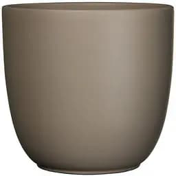 Кашпо Edelman Tusca pot round, 19,5 см, коричневое (144297)