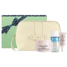 Набор для женщин Collistar Rigenera: Крем для лица 50 мл + Средство для удаления макияжа 35 мл + Крем для контура глаз 5 мл + Косметичка