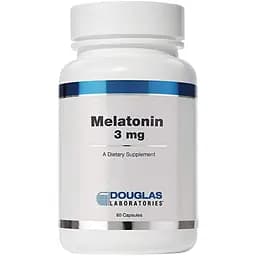 Мелатонін Douglas Laboratories Melatonin для циклу сон та пробудження 3 мг 60 капсул