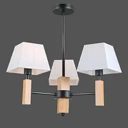 Люстра классическая для гостиной Valeso V15-3 черная