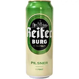 Пиво Reiter Burg Pilsner світле 5% 0.568 л з/б
