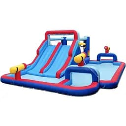 Надувной парк Costway Fun Kids с водными горками (без вентилятора)