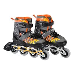 Детские ролики Extreme Motion Bambi RL2436 светящиеся колеса, серый, S (30-33)